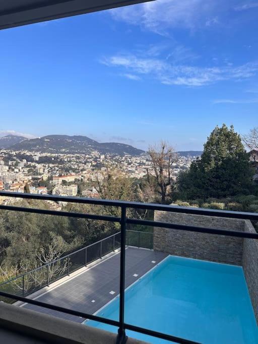 Pessicart - T2 Avec Terrasse - Residence Avec Piscine Nice Bagian luar foto